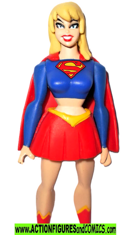 justice league unlimited SUPERGIRL blue shirt red skirt