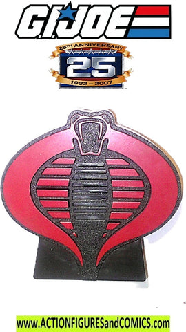 gi joe MUSIC BOX 2007 COBRA logo 25th anniversary