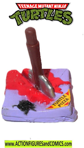 teenage mutant ninja turtles PIZZA FACE LEG 1990 weapon part