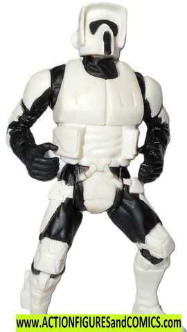 star wars action figures BIKER SCOUT 1997 imperial trooper