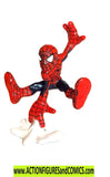 Super Hero Squad SPIDER-MAN red blue white web base pvc