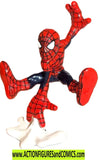 Super Hero Squad SPIDER-MAN red blue white web base pvc