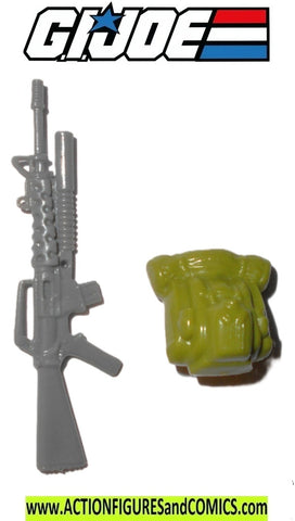 Gi joe LEATHERNECK 1986 complete weapon accessory set vintage