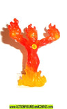 Marvel Super Hero Squad HUMAN TORCH complete translucent flame on fantastic four 4 pvc action figures