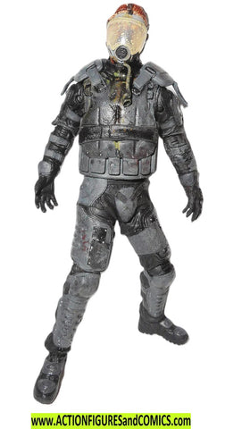 gas gear The Walking Dead RIOT GEAR ZOMBIE gas mask series 4 todd mcfarlane action figures