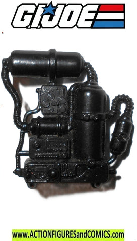 Gi joe DEEP SIX 1989 backpack v2 black weapon part
