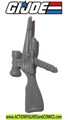 Gi joe DEEP SIX 1989 gun v2 gray vintage weapon part