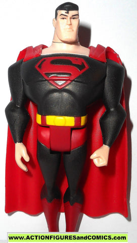 justice league unlimited SUPERMAN black red dc universe