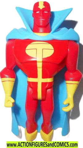 justice league unlimited RED TORNADO solid yellow emblem dc universe