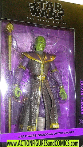 Star Wars action figures PRINCE XIZOR 6 inch black moc mib