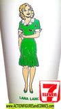 DC slurpee cup LANA LANG 1973 Superman 711 vintage