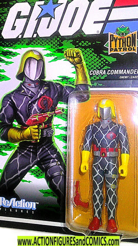 gi joe COBRA COMMANDER python 2023 Reaction super7 #5 moc