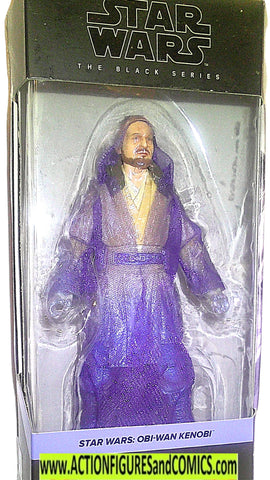 Star Wars action figures QUI GON JINN 6 inch black series moc mib