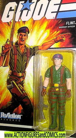 gi joe FLINT Reaction figures Cartoon Green super7 moc