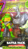 teenage mutant ninja turtles RAPH vs ROCKSTEADY 2023 mib moc