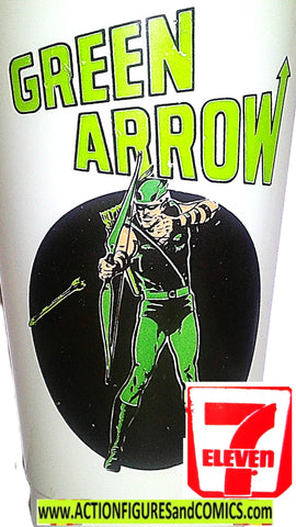 DC slurpee cup GREEN ARROW 1973 711 Vintage super heroes