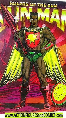 Masters of the Universe SUN MAN 2023 Bio Card Origins motu