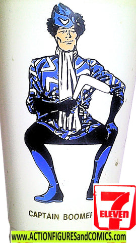DC slurpee cup CAPTAIN BOOMERANG 1973 711 vintage the flash