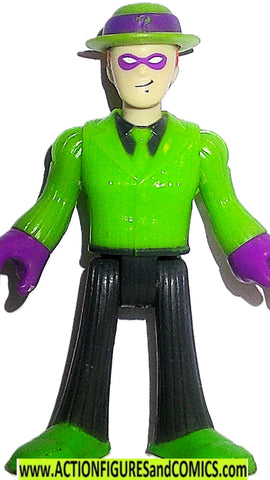 DC imaginext RIDDLER batman from hot rod car launcher