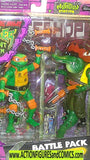 teenage mutant ninja turtles MICHELANGELO Leatherhead mib moc