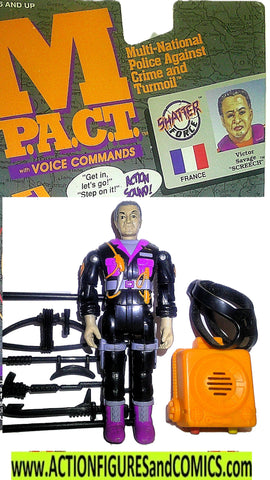 M Pact 1991 SCREECH Victor Savage toy max gi joe style vintage