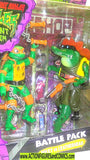teenage mutant ninja turtles MICHELANGELO Leatherhead mib moc