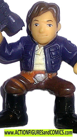 star wars galactic heroes HAN SOLO bespin gear pvc rotj