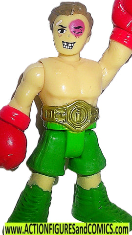 Imaginext BOXER sports series 4 boxing black eye gold belt