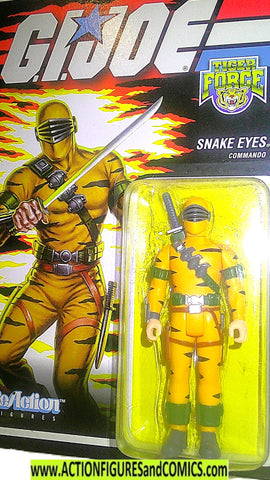 gi joe SNAKE EYES 2023 Tiger Force Reaction super7 moc