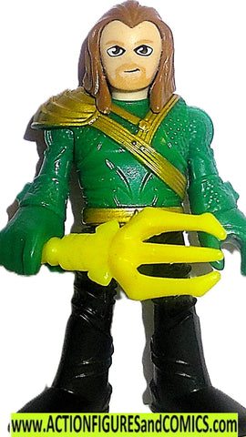 DC imaginext AQUAMAN green suit w trident