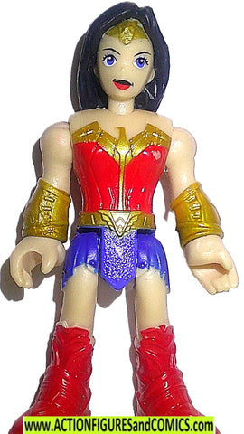 dc imaginext WONDER WOMAN  gold cuffs flight gear ver