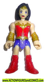 dc imaginext WONDER WOMAN  gold cuffs flight gear ver