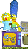 Simpsons MARGE MAGGIE 2002 series 1 living room tv enviornment