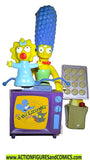 Simpsons MARGE MAGGIE 2002 series 1 living room tv enviornment
