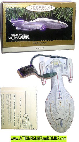 Star Trek VOYAGER 1996 Halmark Xmas enterprise moc