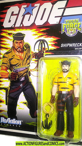 gi joe SHIPWRECK tiger force 2022 Reaction super7 moc