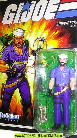 gi joe SHIPWRECK 2022 Reaction Figures Super7 moc