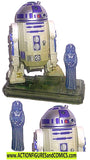 star wars action figures R2-D2 & Holo Leia blue commtech