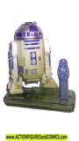 star wars action figures R2-D2 & Holo Leia blue commtech