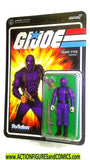 gi joe SNAKE EYES 2021 Reaction figures super7 cartoon moc