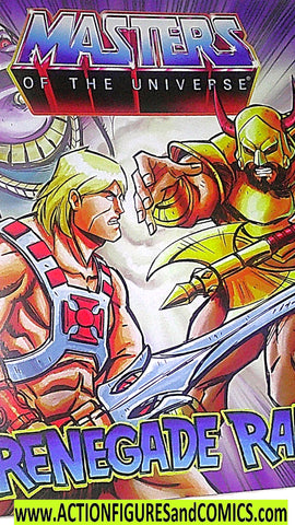 Masters of the Universe RENEGADE RAID origins kol-darr mini comic