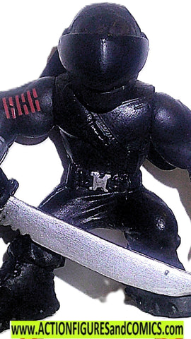Gi joe combat heroes SNAKE EYES Rise of Cobra pvc action figure