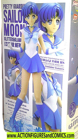 Sailor Moon MERCURY Eternal Glitter Glamours BLUE moc mib