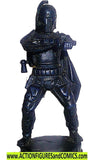 star wars action figures BOBA FETT 2005 black blue pewter chess pvc