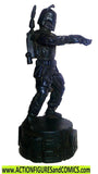 star wars action figures BOBA FETT 2005 black blue pewter chess pvc