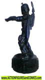 star wars action figures BOBA FETT 2005 black blue pewter chess pvc