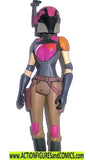 star wars action figures SABINE REN 2014 mandalorian pink