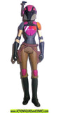 star wars action figures SABINE REN 2014 mandalorian pink