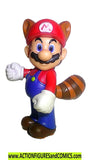 World of Nintendo MARIO Raccoon 2.5 inch super mario bros pvc