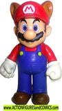 World of Nintendo MARIO Raccoon 2.5 inch super mario bros pvc